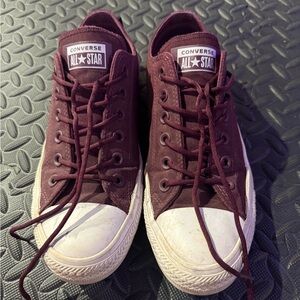 Converse All Star Women's Burgundy Sneakers